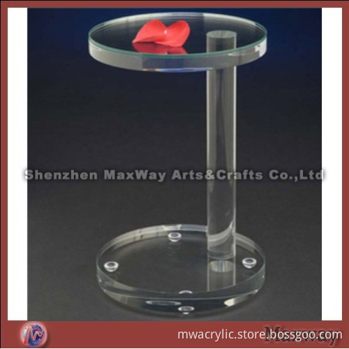Modern and elegant PMMA end table